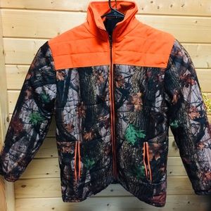 Totes Camouflage Safety Orange Jackets Sz XL